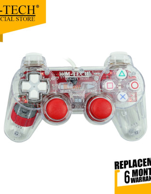 M-Tech Original Gamepad Stick Single Getar Transparant Merah